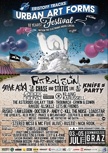 Urban Art Forms 2014 Wiesen Poster - Line-Up & Bands