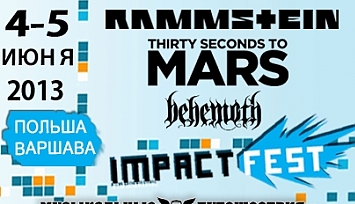 Impact Festival 2013 Warschau Poster - Line-Up & Bands