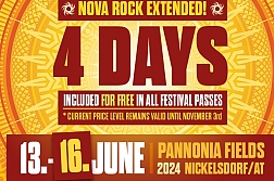 DAS NOVA ROCK 2024 wird auf 4 TAGE VERLÄNGERT!