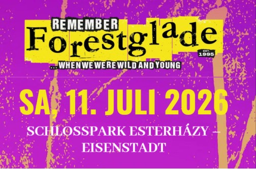 Forestglade Festival 2026 am 11. Juli wieder in Eisenstadt. Tickets ab sofort.