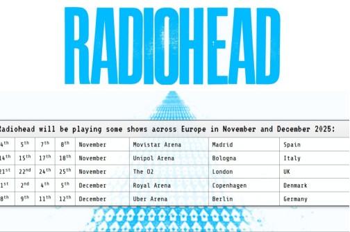 Radiohead kündigen 20 Shows an: Europa-Tour November und Dezember 2025
