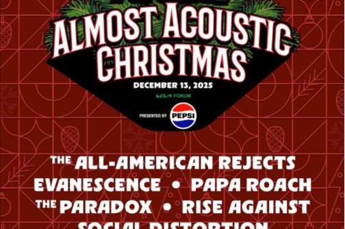 KROQ Almost Acoustic Christmas 2025: Evanescence, Papa Roach, Rise Against uvm