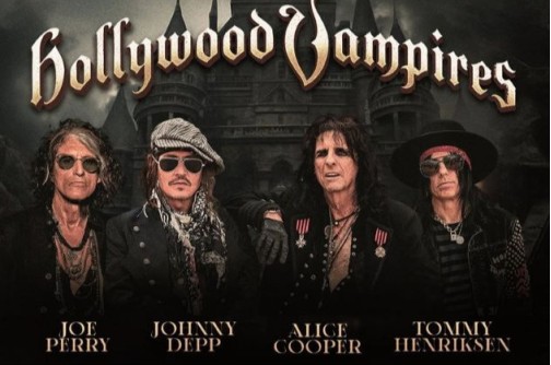 Konzert-Hammer in St. Pölten: Johnny Depp und Alice Cooper als Hollywood Vampires