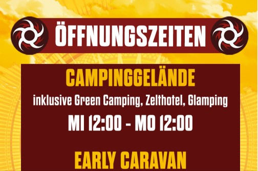 Nova Rock 2026 Anreiseinfos und Öffnungszeiten