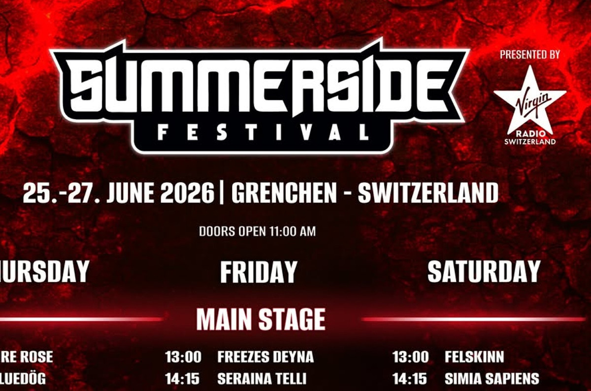 Summerside Festival 2026: Alle Spielzeiten auf einen Blick