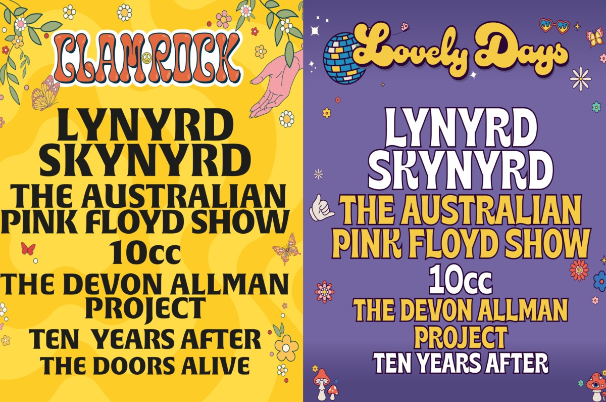 Clam Rock & Lovely Days 2027: Erste Acts und Early-Bird-Tickets bestätigt!