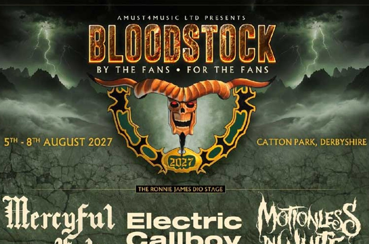 Bloodstock Festival 2027 mit ersten 27 Bands - Alle Stage-Headliner stehen fest