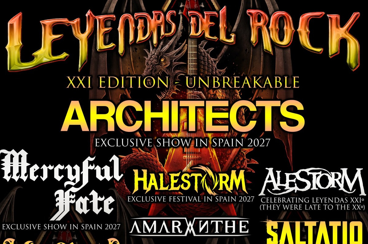 Architects und Mercyful Fate als Headliner für das Leyendas Del Rock 2027 bestätigt
