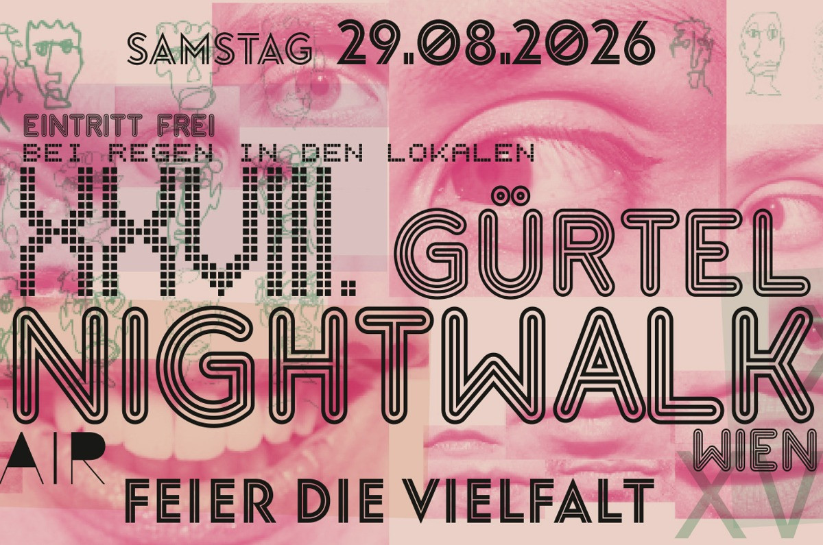 Wien feiert die Vielfalt: Der Gürtel Nightwalk lädt zum 27. Mal bei freiem Eintritt ein