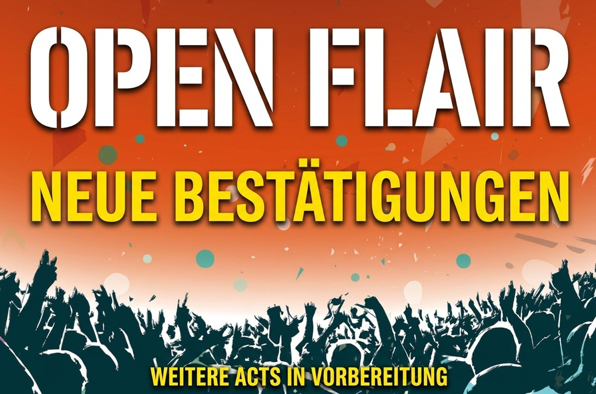 Open Flair 2027: Diese zwölf Acts sind neu dabei