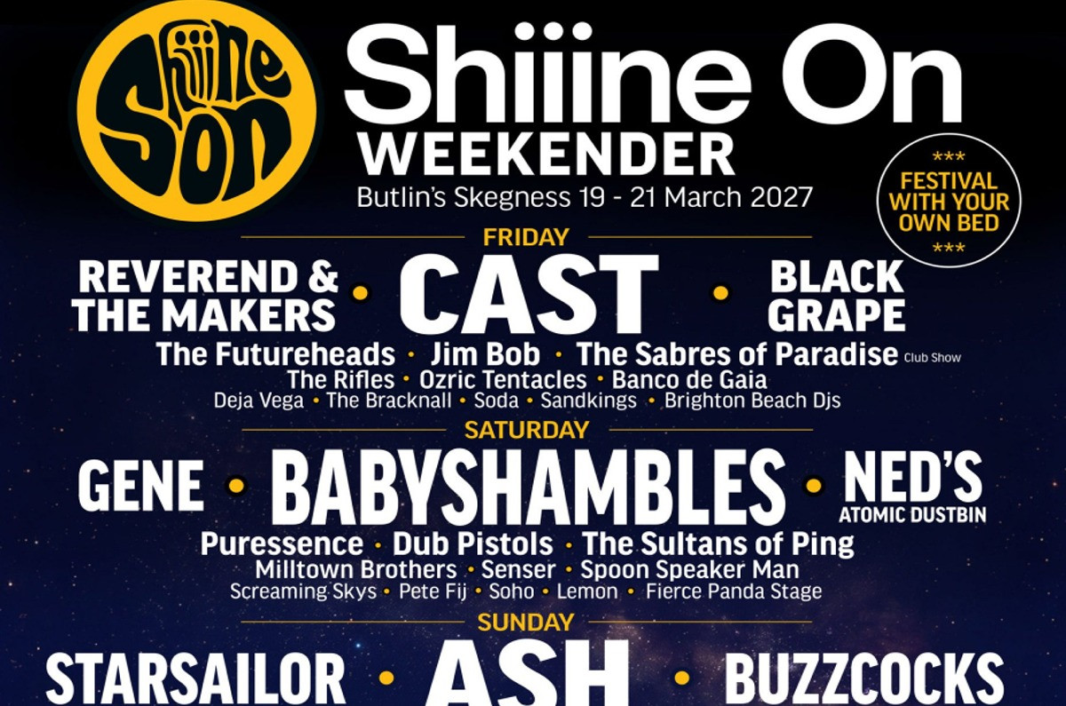 Shiiine On Weekender 2027: Dieses Indie-Line-up bringt Skegness zum Beben