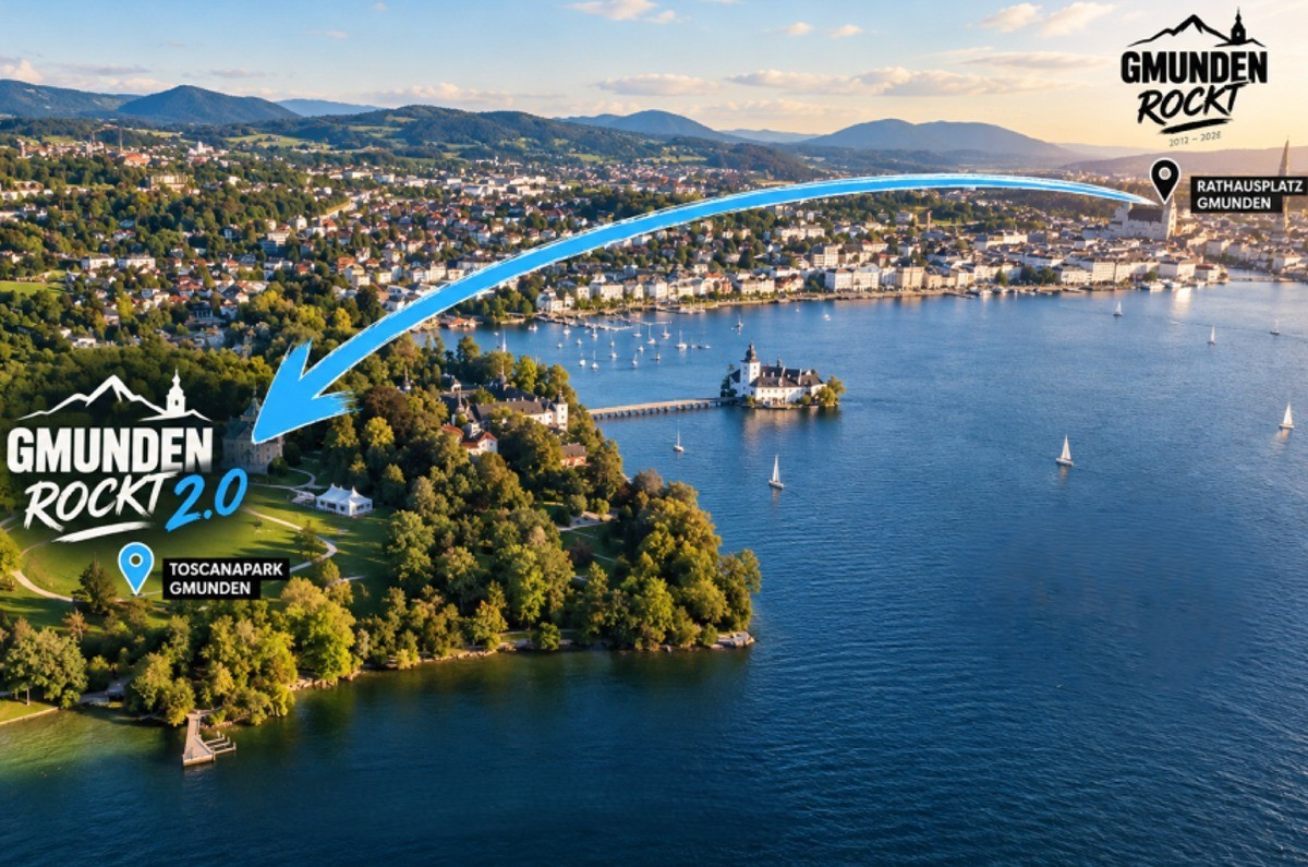 Standortwechsel und Relaunch: „Gmunden rockt 2.0“ zieht 2027 in den Toscanapark