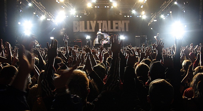 Review: "Du tanzt mit mir, das Zelt wird nass" - das Frequency Festival 2007  Billy Talent
