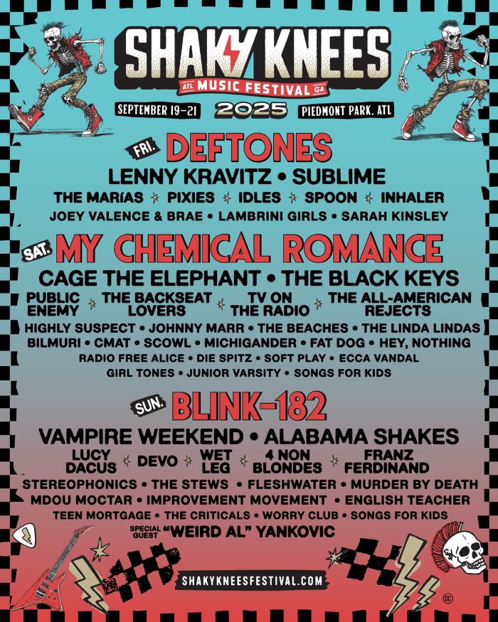 Line Up Shaky Knees 2025