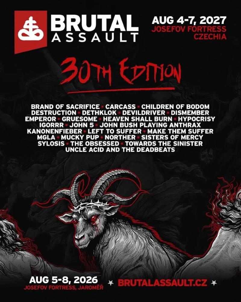 Brutal Assault 2027 Bandwelle Ank&uuml;ndigung Bands