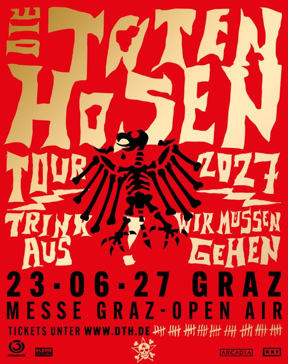 Die Toten Hosen Graz Stadthalle 2027 Poster