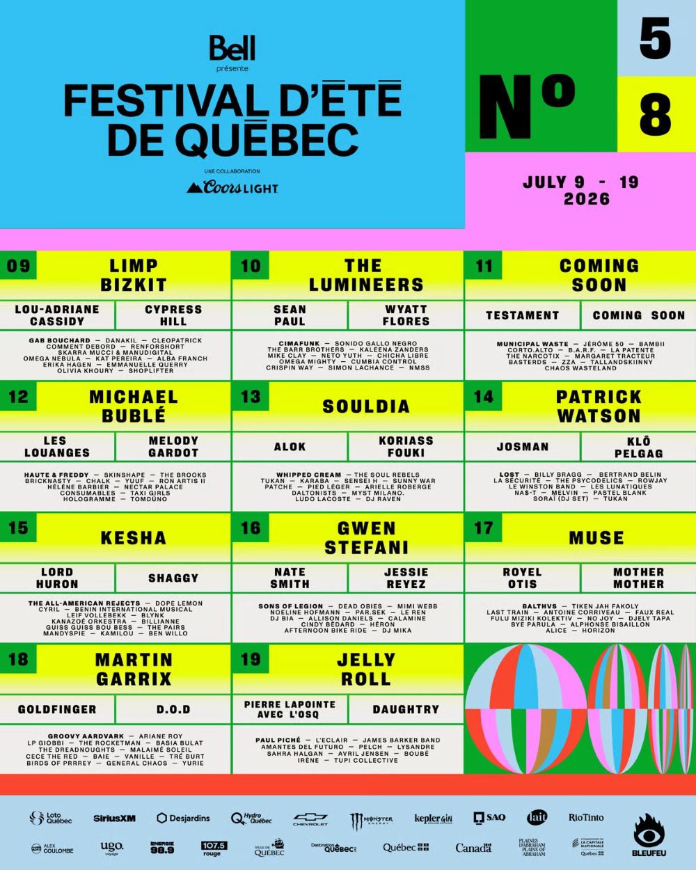 feq-2026-festival-dete-de-quebec-lineup-poster