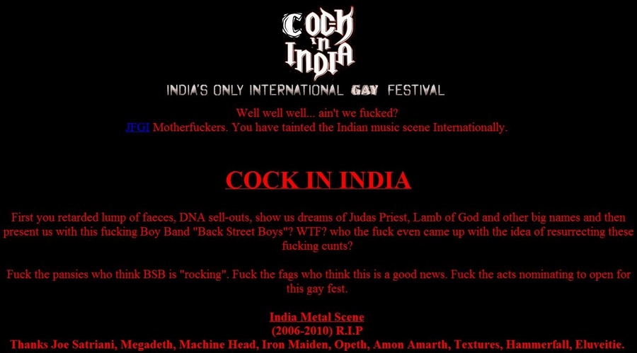 Rock In India gehackt